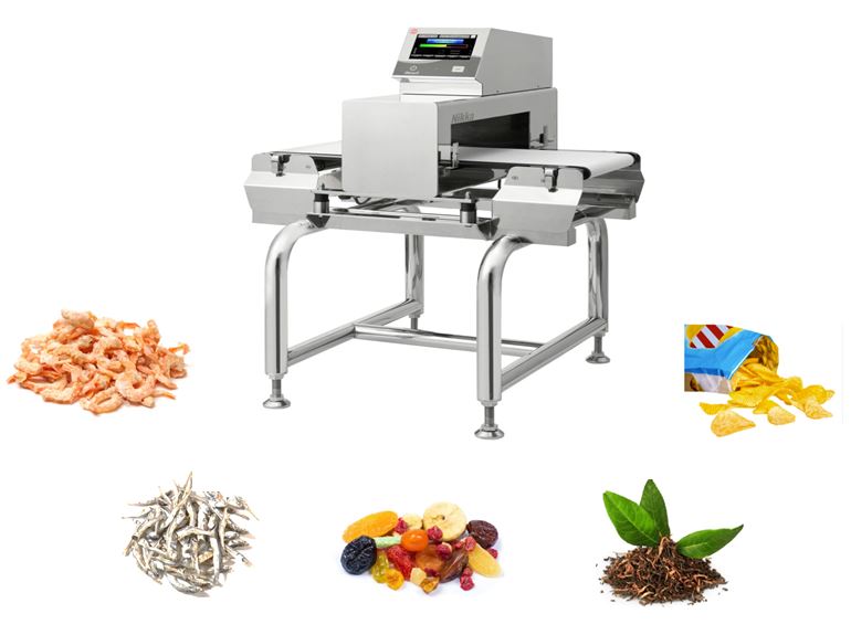 Máy dò kim loại thực phẩm đồ khô