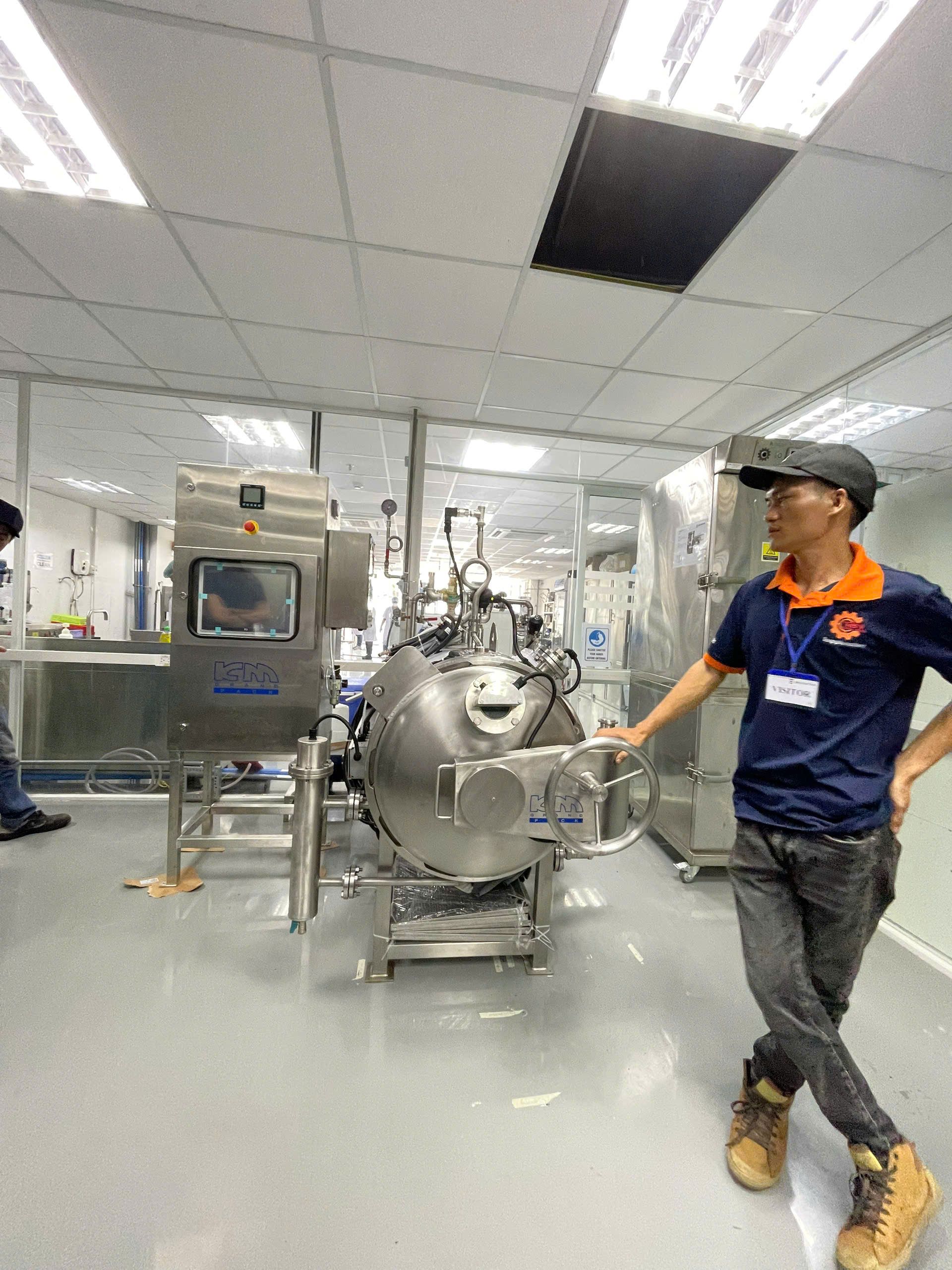 Trọng Nghĩa giao nồi tiệt trùng pilot mới 31/10/2025